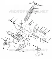 SWING ARM WELDMENT AND FEDER ASSEMBLY (4914781478021A)