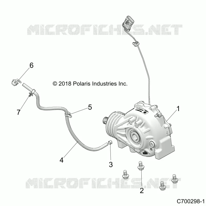 ANTRIEB, FRONT GEARCASE MOUNTING