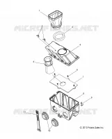 MOTOR, LUFTFILTERKASTEN 