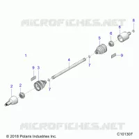 DRIVE TRAIN, ANTRIEBSWELLE, FRONT