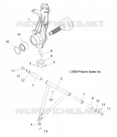 SUSPENSION, A-ARM and STREBE MOUNTING