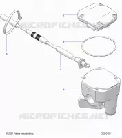 LENKUNG, CONTROLS, THROTTLE ASM. AND CABLE