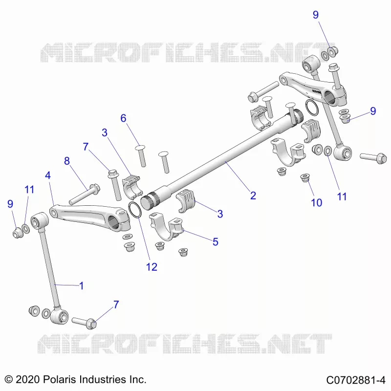 SUSPENSION, FRONT STABILISATORSTANGE