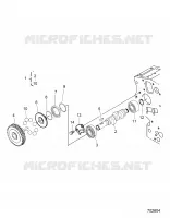 ENGINE, TREIBSTOFF CAMSHAFT AND GOVERNOR SHAFT