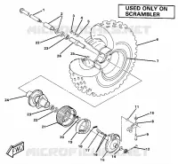 VORDERRAD AND BRAKE ASSEMBLY. (4911991199030A)