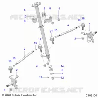 STEERING, LENKSÃ¤ULE AND TIE ROD ASM