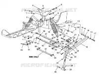 FRONT SUSPENSION AND SKI XLT 0970756, XLT SKS 0970556 AND XLT RMK 0970956 (4937693769B002)