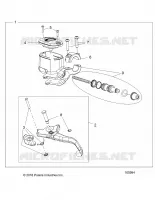 VORDERBREMSE BRAKE LEVER AND MASTER CYLINDER