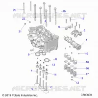 ENGINE, ZYLINDERKOPF AND VALVES