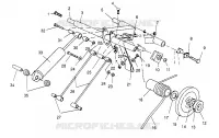 HINTER Drehmomentarm 500 CARB 0962764, 500 CARB SKS 0962564,  500 CARB (4931873187C005)