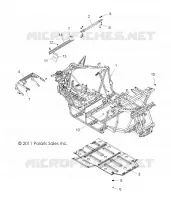 CHASSIS, MAIN FRAME AND SKID PLATE