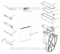 TOOL KIT  TRAIL 0952761, TRAIL DELUXE 0952262,   AND EUROPEAN TRAIL DELUXE (4928862886B014)