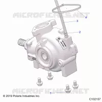 ANTRIEB, FRONT GEARCASE, MOUNTING
