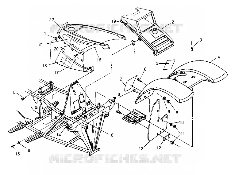 FRONT CAB ASSEMBLY 6X6 300 W948730 (4926792679A005)