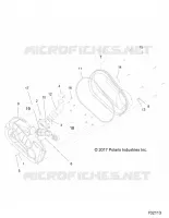 DRIVE TRAIN, CLUTCH COVER AND DUCTING
