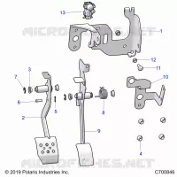 BREMSES, PEDAL