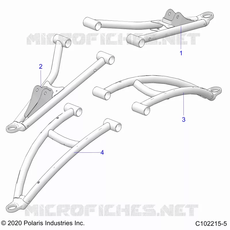 FRONT SUSPENSION A-ARMS