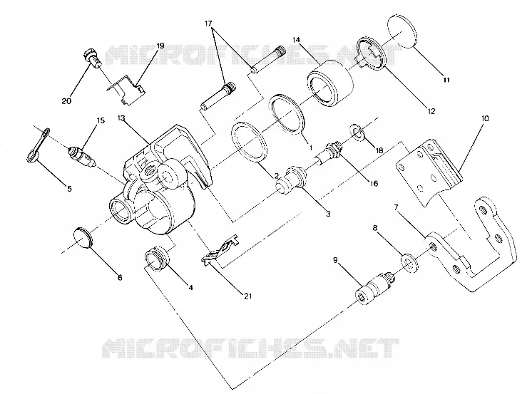FRONT BREMSE CALIPER ASSEMBLY (4913521352036A)