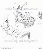 HAUBE, LINER, FRONT FENDERS, A PILLARS
