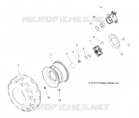 WHEELS, REAR TIRE AND BRAKE DISC