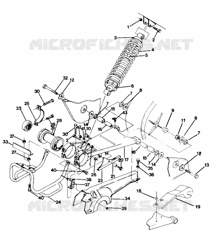 SWING ARM WLDMT (MIDDLE) UPDATED 2-91 6X6 (4919811981039A)
