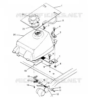 TANK ASSEMBLY  4X4 400L W948140 (4926772677A011)