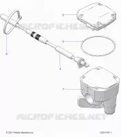 LENKUNG, CONTROLS, THROTTLE ASM. AND CABLE