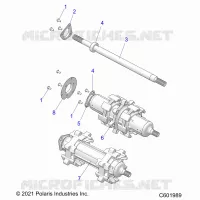 DRIVE TRAIN, JACKSHAFT AND ANTRIEBSWELLE