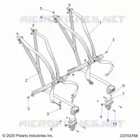 SITZ BELT MOUNTING 6 POINT