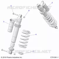 SUSPENSION, FRONT SHOCK MOUNTING