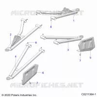 FRONT SUSPENSION A-ARMS