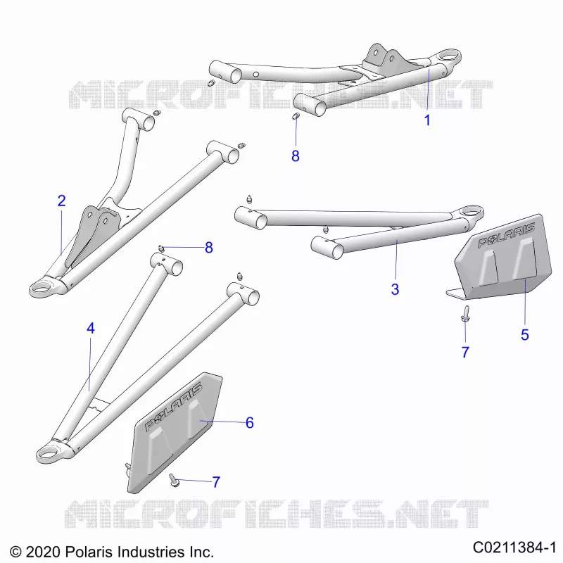 FRONT SUSPENSION A-ARMS