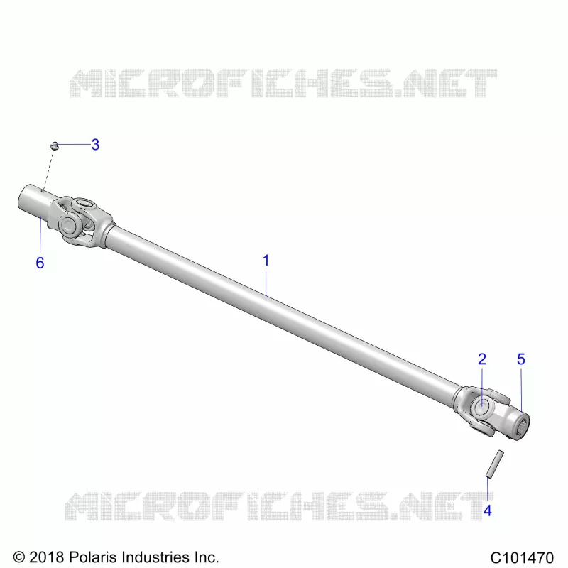 ANTRIEB, PROP SHAFT, FRONT