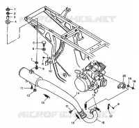 ABGASSYSTEM XPLORER 400L W98CC38C (4945414541A012)