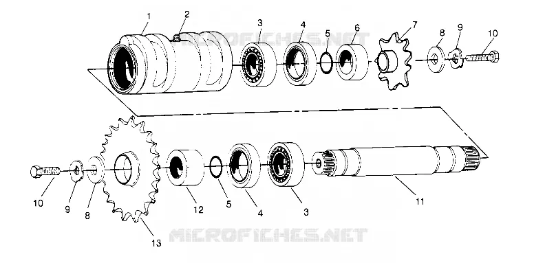 CENTER TIGHTENER ASSEMBLY 4X4 300 W948130 (4926762676B012)