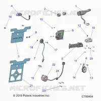ELEKTRIC COMPONENTS, AND LICENSE PLATE