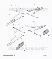 FRONT SUSPENSION CONTROL ARMS