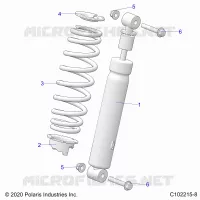SUSPENSION, FRONT SHOCK