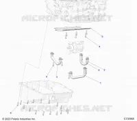 MOTOR, OIL TUBES