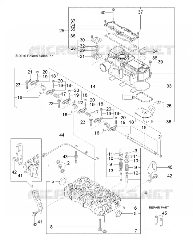 ZYLINDER HEAD AND BONNET