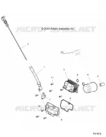 ENGINE, DIPSTICK AND Ã–LFILTER