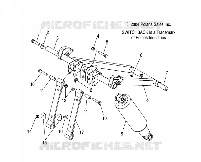FRONT Drehmomentarm