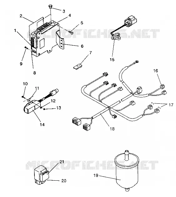 TEILE EFI 500 EFI / 0930674 AND  500 EFI SKS / 0930574 (4922962296038A)