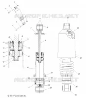 FRONT TRACK SCHOCK (INDY SP)(7043779)