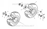 MIDDLE Radbaugruppe 6x6 400L W948740 (4926802680C003)