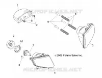 SCHEINWERFERS, TAILIGHTS AND BULBS