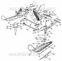 FRONT SUSPENSION AND SKI 440 0942760 AND 440 SKS 0942560 (4925072507009A)