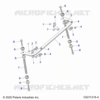 SUSPENSION, STABILISATORSTANGE