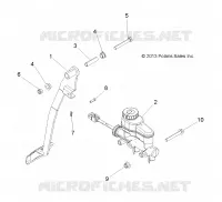BREMSES, PEDAL AND MASTER CYLINDER
