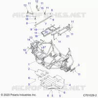 CHASSIS, MAIN FRAME AND SKID PLATE